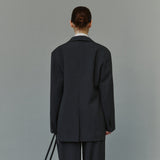 SIOT4200 Gentle Tailored Blazer_Charcoal
