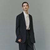 SIOT4200 Gentle Tailored Blazer_Charcoal