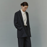 SIOT4200 Gentle Tailored Blazer_Charcoal