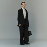 SI Gentle Tailored Blazer Set_Black