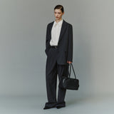 SI Gentle Tailored Blazer Set_Charcoal