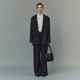 SI Gentle Tailored Blazer Set_Charcoal