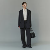 SI Gentle Tailored Blazer Set_Charcoal