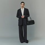 SI Gentle Tailored Blazer Set_Charcoal