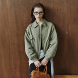 SIOT4201 Volume Padded Bomber Jacket_Light khaki