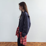 SIOT4201 Volume Padded Bomber Jacket_Midnight charcoal