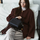 SIOT4204 Oversized Atelier Tweed Jacket_Brown