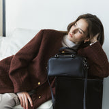 SIOT4204 Oversized Atelier Tweed Jacket_Brown