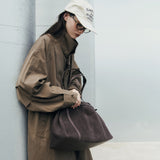 SIOT4205 Field Trench Long Coat_Vintage brown