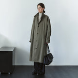 SIOT4205 Field Trench Long Coat_Khaki gray