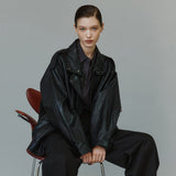 SIOT4208 Edit Leather Jacket_Black