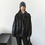 SIOT4208 Edit Leather Jacket_Black