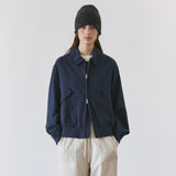 SIOT4212 Washed Bomber Jacket_Navy