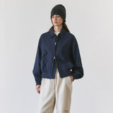 SIOT4212 Washed Bomber Jacket_Navy