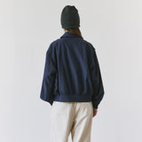 SIOT4212 Washed Bomber Jacket_Navy