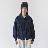 SIOT4212 Washed Bomber Jacket_Navy