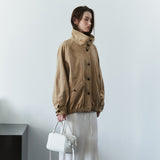 SIOT4213 Suede High-Neck Blouson_Beige