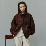 SIOT4213 Suede High-Neck Blouson_Brown