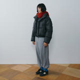 SIOT4214 Duck Down Retro Cropped Puffer_Black