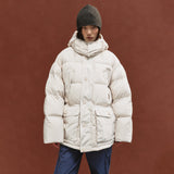 SIOT4215 Duck Down Classic Mountain Puffer_Cream
