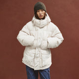 SIOT4215 Duck Down Classic Mountain Puffer_Cream