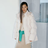 SIOT4215 Duck Down Classic Mountain Puffer_Cream
