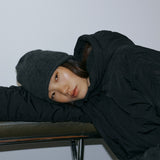 SIOT4216 Thinsulate Shirred Hooded Puffer_Black