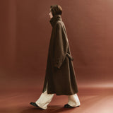SIOT4224 Handmade Long Robe Coat_Brown