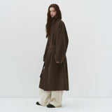 SIOT4224 Handmade Long Robe Coat_Brown