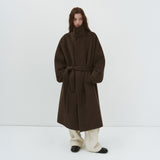 SIOT4224 Handmade Long Robe Coat_Brown