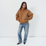 SIOT4226 Handmade Minimal Blouson_Camel