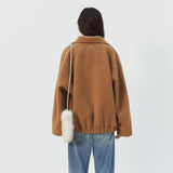 SIOT4226 Handmade Minimal Blouson_Camel