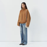 SIOT4226 Handmade Minimal Blouson_Camel