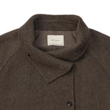 SIOT4228 Wool Belted Half Coat_Brown