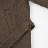 SIOT4228 Wool Belted Half Coat_Brown