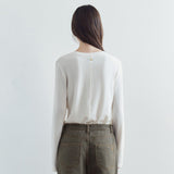 SITP5308 Soft Basic T-Shirt_Ivory