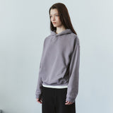 SITP5314 Vintage Regular-Fit Hooded T-Shirt_Purple gray