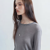 SITP5315 Soft Basic Striped T-Shirt_Gray