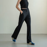 SIPT7050 signature summer trousers_Black