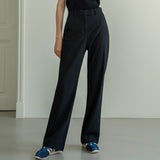 SIPT7050 signature summer trousers_Black