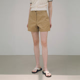 SIPT7067 Chino short pants_Camel beige