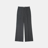 SIPT7090 Feminine Low-Rise Bootcut Slacks_Charcoal