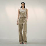 SIPT7125 Washed Purtig Pants_Khaki Beige