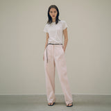 SIPT7125 Washed Purtig Pants_Light pink