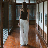 SIPT7159 Linen Blend ST Slacks_White