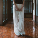SIPT7159 Linen Blend ST Slacks_White