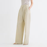SIPT7163 Washed Half-Banding Slacks_Olive