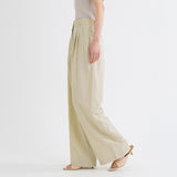 SIPT7163 Washed Half-Banding Slacks_Olive
