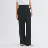 SIPT7163 Washa Half-Banding Slacks_Black