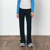 SIPT7183 Comfort Bootcut Banding Pants_Black